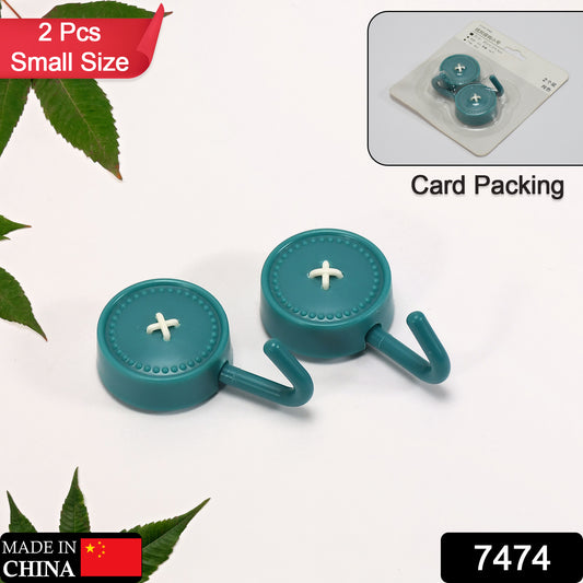 Wall Hooks Heavy Adhesive Hooks For Wall For Home Use ( 2 Pcs Hook )