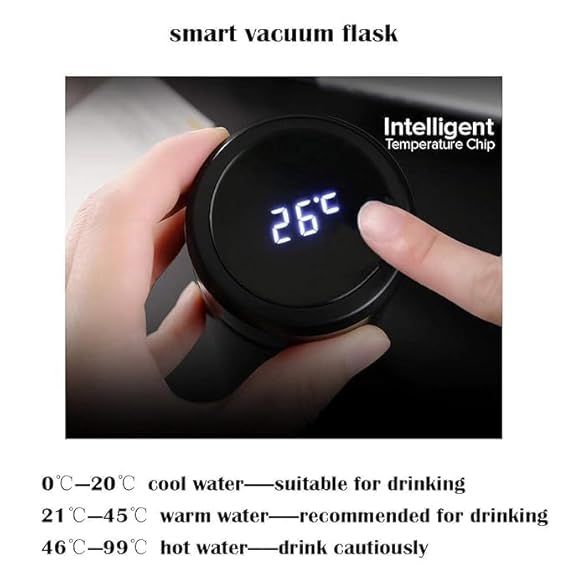 Smart LED Temperature Display Water Bottle – Hot & Cold Vacuum Flask