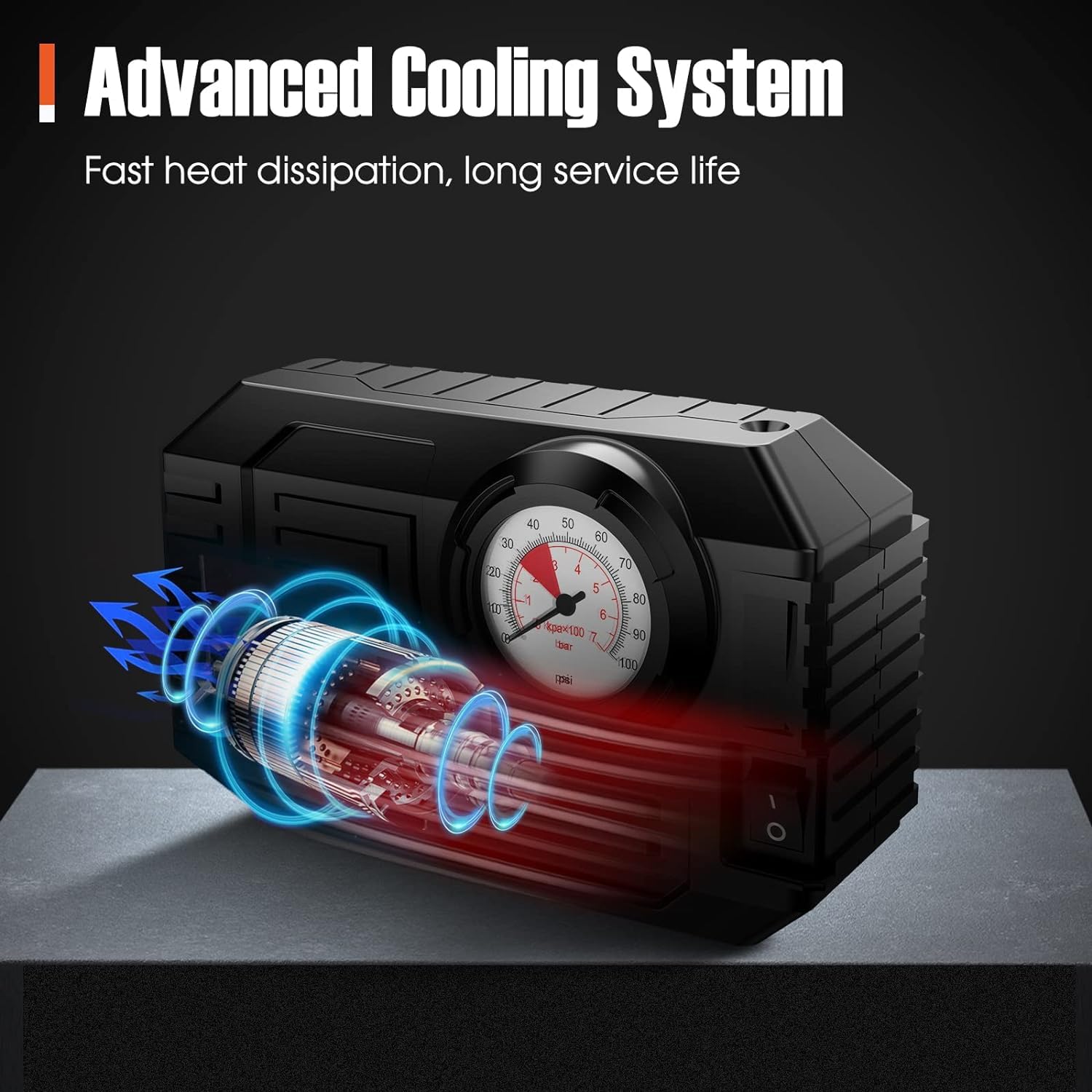 Tire Inflator Portable Air Compressor 12v Small Air Pump