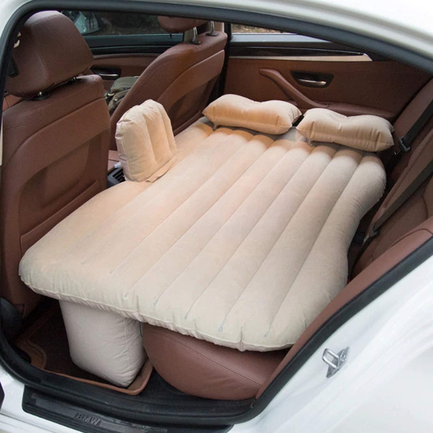 Car Inflatable Bed With 2 Pillows with Air Pump (Portable)