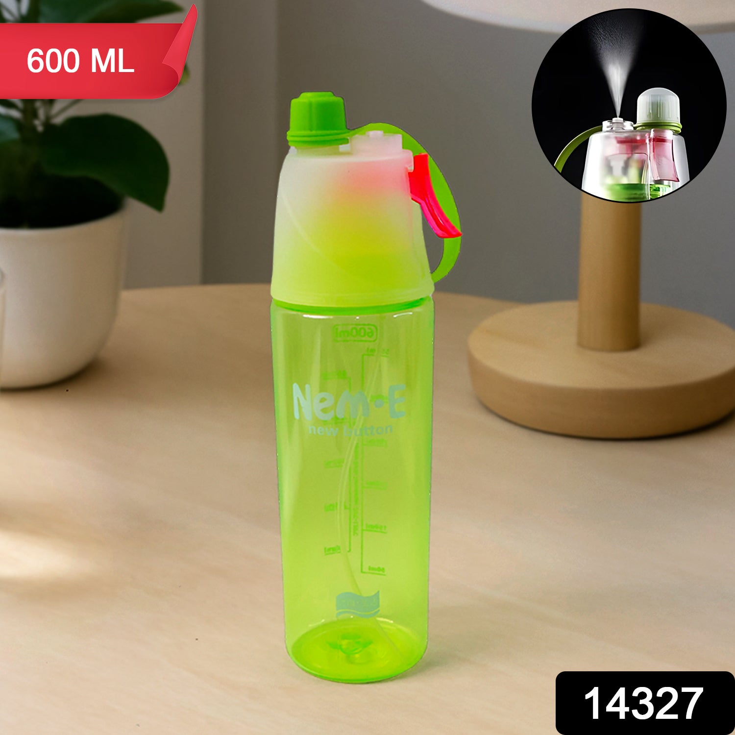 Plastic Dual Function Sports Water Bottle