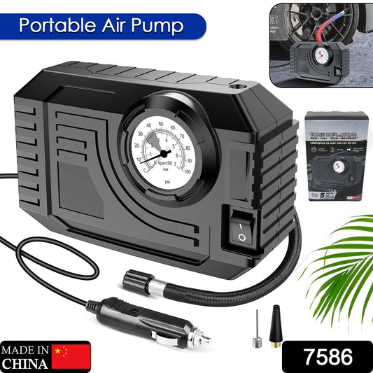 Tire Inflator Portable Air Compressor 12v Small Air Pump